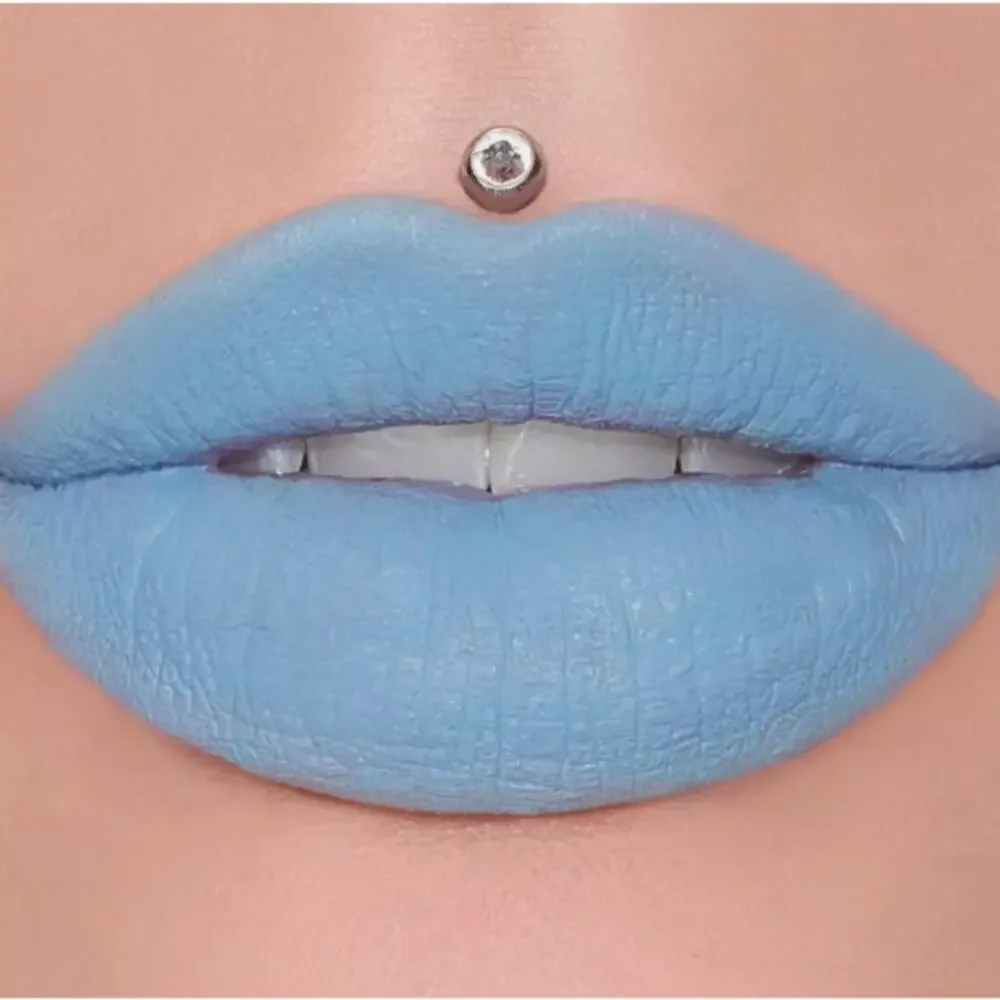 Jeffree Star Velour Liquid Matte Jawbreaker Bright Blue Baby Blue Lipstick New